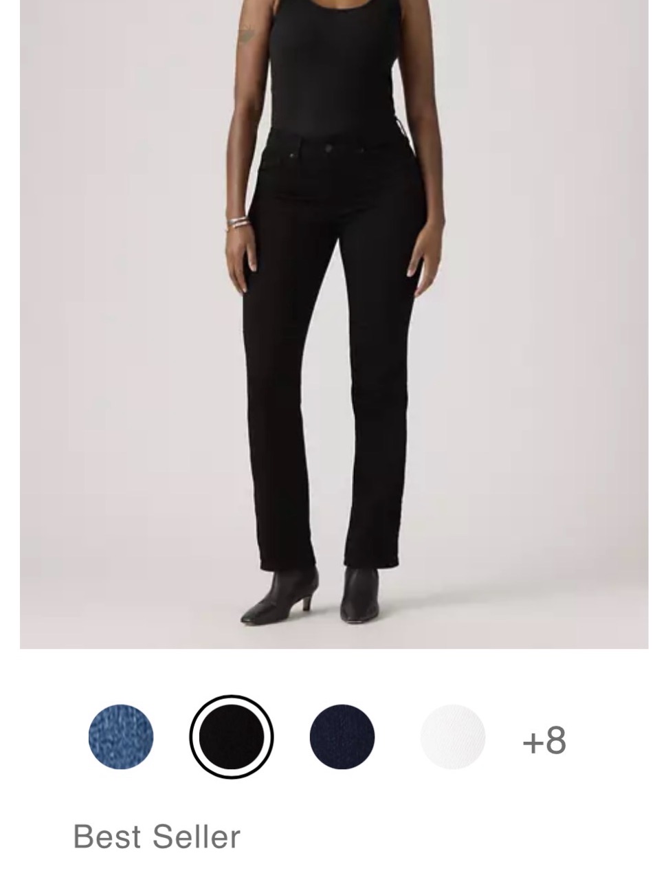 Levi's Black Women's Straight-Leg Jeans